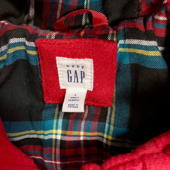 NWOT Toddler Red Pea Coat - Picture 4 of 4